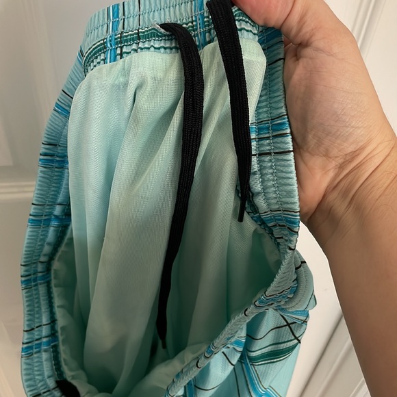 Hurley Plaid Drawstring Waist Athletic Shorts Sz L - Picture 6 of 8